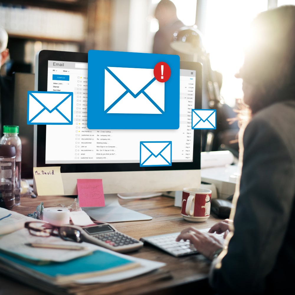A Computer Screen Showing Lorphic'S Automated Email Sequences, Designed To Maintain Consistent Customer Engagement.