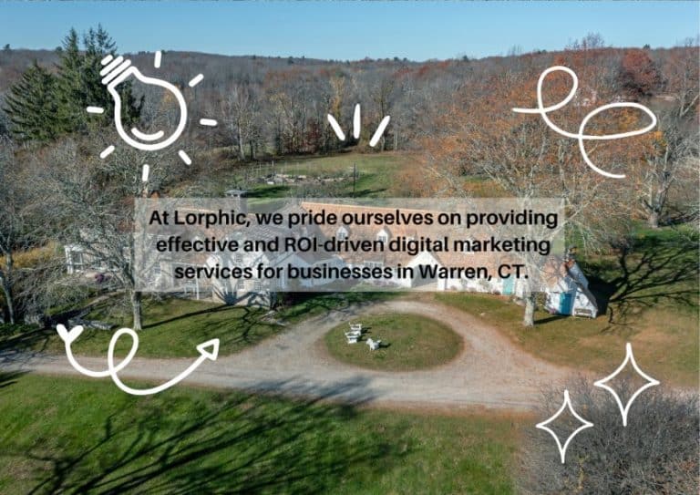 Social media marketing strategy session at Lorphic agency, Warren, CT.