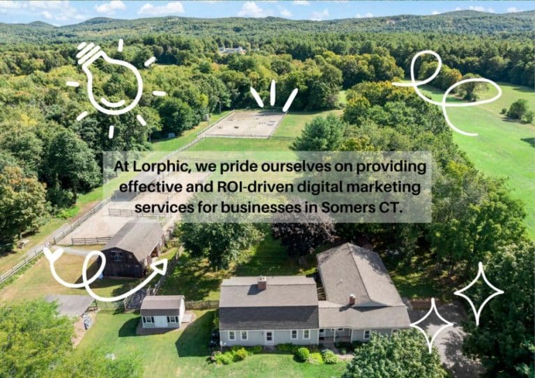 Social media campaigns by Lorphic connecting Somers CT businesses with local customers.