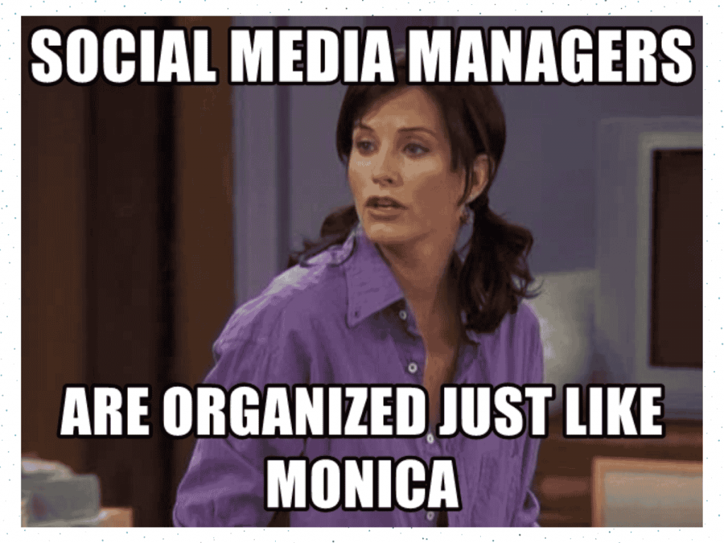 Funny Social Media Marketing Meme Showing Organized Yet Chaotic Managers.