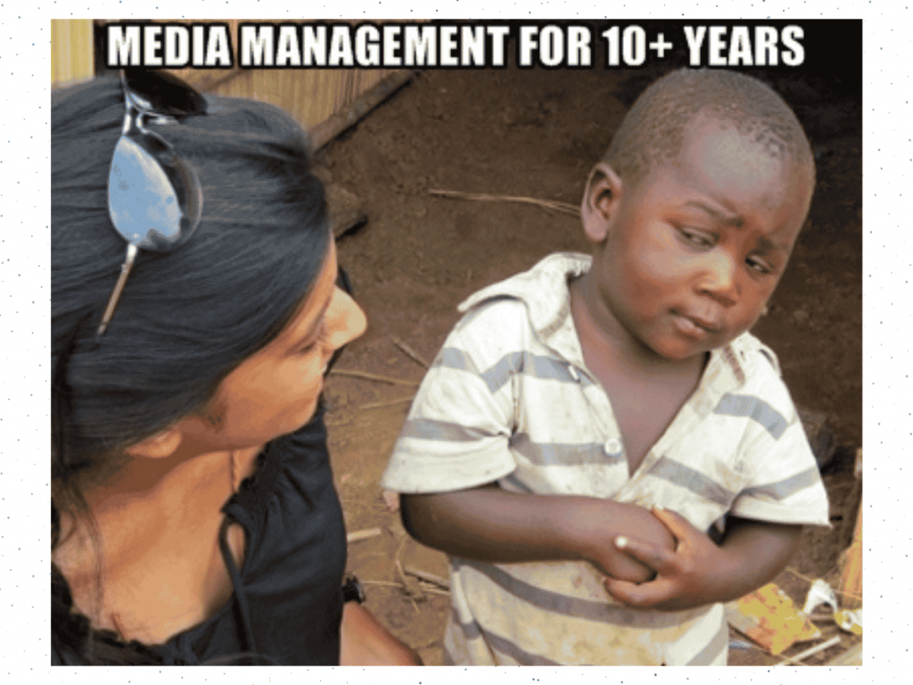 Funny Social Media Meme About Resumes Claiming Experience Longer Than Facebook’s Age.