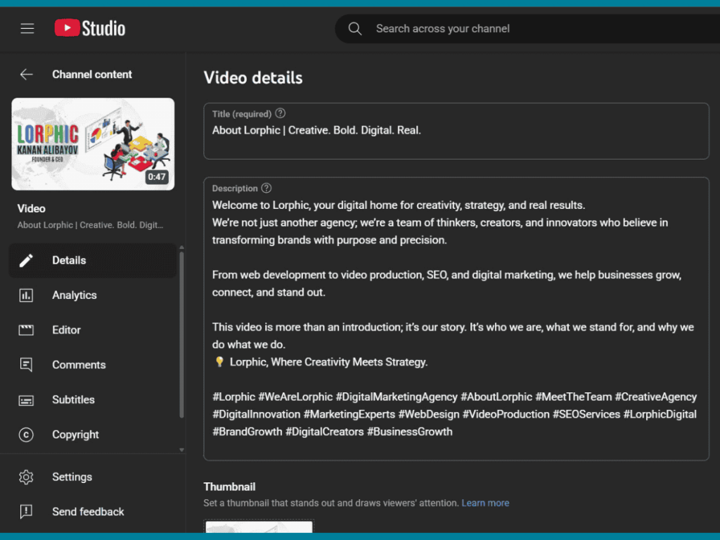 Difference Between Title And Description On Youtube