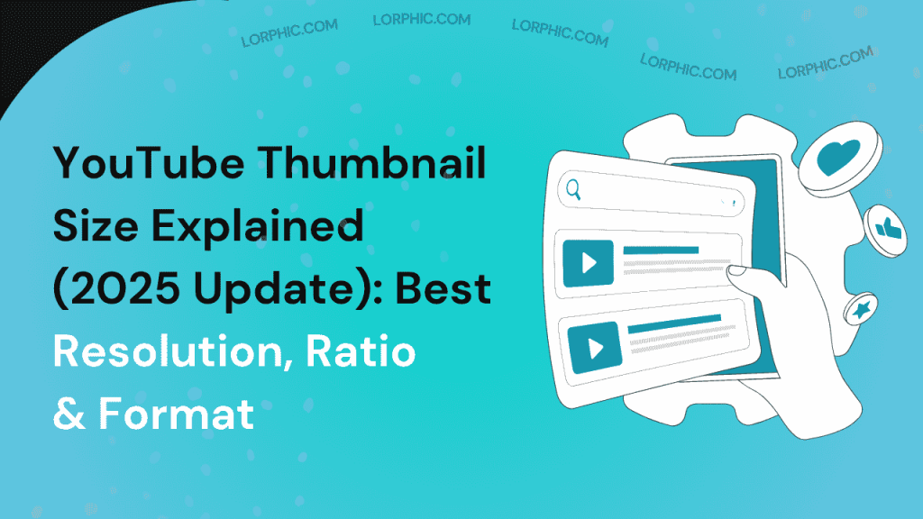 Guide on what is the size for a Youtube thumbnail​.
