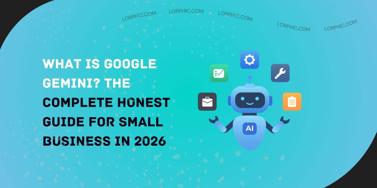 What is Google Gemini? Small business owner using Google Gemini inside Gmail and Google Docs in Google Workspace.