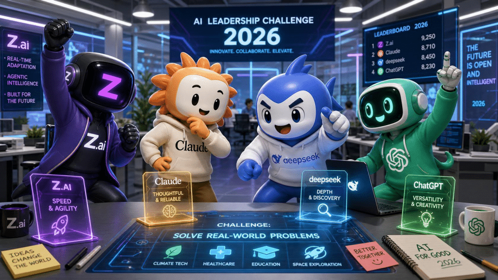 Z.ai Vs Claude Vs Deepseek Vs Chatgpt: Which Ai Coding Model Actually Wins In 2026?