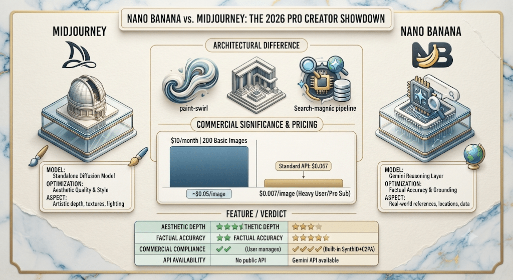 Nano Banana Vs Midjourney